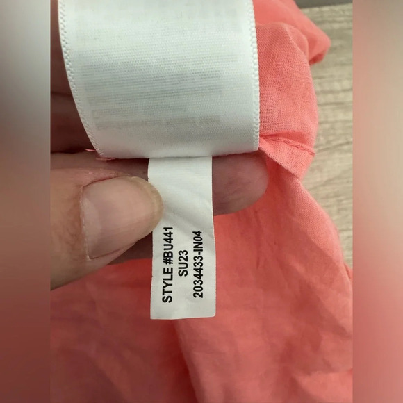 J Crew Cotton Voile Bow Front Beach Dress Hi Low Hems Coastal Resort NWT Sm - Picture 6 of 10